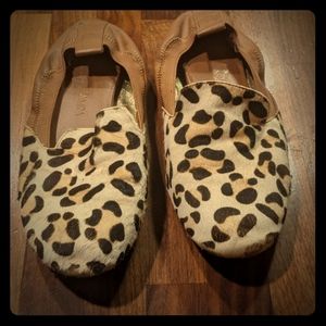 Yosi Samra leopard and leather loafer